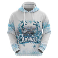 Hawaii Sugar Plantation Zip Hoodie With Hawaiian Tapa Pattern