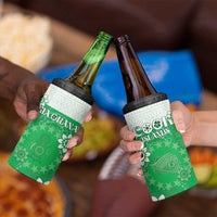 Cook Islands Maori Language Week 4 in 1 Can Cooler Tumbler Pacific Tapa Pattern