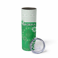 Cook Islands Maori Language Week Skinny Tumbler Pacific Tapa Pattern