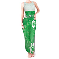 Cook Islands Maori Language Week Tank Maxi Dress Pacific Tapa Pattern