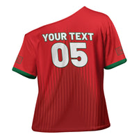 Custom Morocco Football 2026 Cross Shoulder Shirt Atlas Lions Breathtaking Victory Red Version
