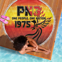 Papua New Guinea 49th Independence Day Beach Blanket One People One Nation One PNG