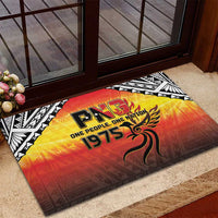 Papua New Guinea 49th Independence Day Rubber Doormat One People One Nation One PNG