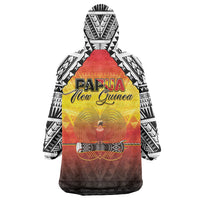 Papua New Guinea Independence Day Wearable Blanket Hoodie One People One Nation One PNG LT05 - Polynesian Pride