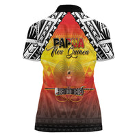 Papua New Guinea Independence Day Women Polo Shirt One People One Nation One PNG LT05 - Polynesian Pride