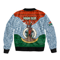 Personalized Vanuatu Penama Province Bomber Jacket Vanuatuan Coat Of Arms Polynesian Pattern LT05 - Polynesian Pride