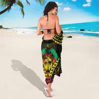 Aloha Tropical Palm Trees Sarong Reggae Polynesian Pattern
