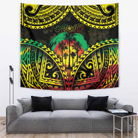 Aloha Tropical Palm Trees Tapestry Reggae Polynesian Pattern