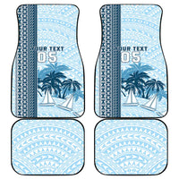 Fiji Regatta Car Mats Palm Tree Tapa Pattern - Polynesian Pride