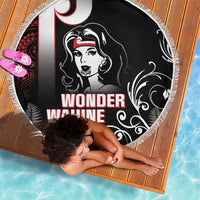 New Zealand Aotearoa Mana Wahine Beach Blanket