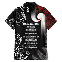 New Zealand Aotearoa Mana Wahine Family Matching Short Sleeve Bodycon Dress and Hawaiian Shirt LT05 - Polynesian Pride