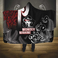 New Zealand Aotearoa Mana Wahine Hooded Blanket