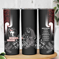 New Zealand Aotearoa Mana Wahine Skinny Tumbler