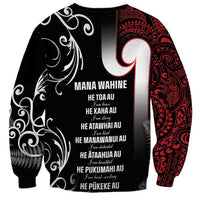 New Zealand Aotearoa Mana Wahine Sweatshirt LT05 - Polynesian Pride