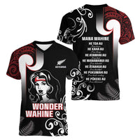 New Zealand Aotearoa Mana Wahine Women V-Neck T-Shirt