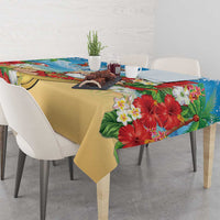 Guam Christmas Tablecloth Felis Pasgua Chilling Santa LT05 - Polynesian Pride