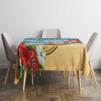Guam Christmas Tablecloth Felis Pasgua Chilling Santa LT05 - Polynesian Pride