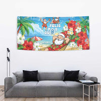 Guam Christmas Tapestry Felis Pasgua Chilling Santa LT05 - Polynesian Pride