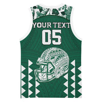 Custom Hawaii Football Basketball Jersey Rainbow Warriors Tropical Vibes - Polynesian Pride