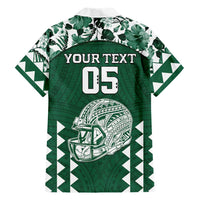 Custom Hawaii Football Hawaiian Shirt Rainbow Warriors Tropical Vibes - Polynesian Pride