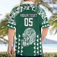Custom Hawaii Football Hawaiian Shirt Rainbow Warriors Tropical Vibes - Polynesian Pride