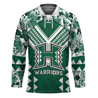 Custom Hawaii Football Hockey Jersey Rainbow Warriors Tropical Vibes - Polynesian Pride