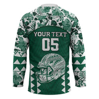 Custom Hawaii Football Hockey Jersey Rainbow Warriors Tropical Vibes - Polynesian Pride