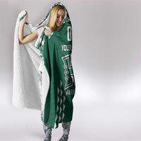 Custom Hawaii Football Hooded Blanket Rainbow Warriors Tropical Vibes LT05 - Polynesian Pride