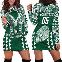 Custom Hawaii Football Hoodie Dress Rainbow Warriors Tropical Vibes LT05 - Polynesian Pride