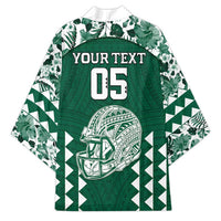 Custom Hawaii Football Kimono Rainbow Warriors Tropical Vibes - Polynesian Pride