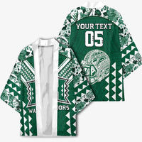 Custom Hawaii Football Kimono Rainbow Warriors Tropical Vibes - Polynesian Pride
