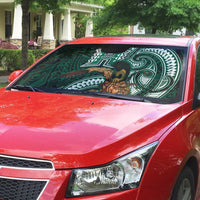 Hawaii Ikaika Warrior Football Auto Sun Shade Polynesian Tribal Tattoo - Polynesian Pride