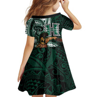 Hawaii Ikaika Warrior Football Family Matching Puletasi and Hawaiian Shirt Polynesian Tribal Tattoo LT05 - Polynesian Pride