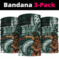 Hawaii Ikaika Warrior Football Neck Gaiter Polynesian Tribal Tattoo - Polynesian Pride