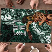Hawaii Ikaika Warrior Football Puzzle Polynesian Tribal Tattoo - Polynesian Pride