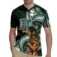 Hawaii Ikaika Warrior Football Rugby Jersey Polynesian Tribal Tattoo - Polynesian Pride