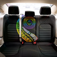 LGBT History Month Back Car Seat Cover Proud And Happy Polynesian Dolphin LT05