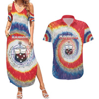 Samoa Couples Matching Summer Maxi Dress and Hawaiian Shirt Tie Dye Unique Style