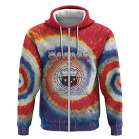 Samoa Zip Hoodie Tie Dye Unique Style LT05 Zip Hoodie Colorful - Polynesian Pride