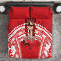 Tonga Rugby Mate Ma'a Bedding Set Tongan Pride Unique Style - Polynesian Pride
