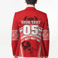 Custom Tonga Rugby Mate Ma'a Blazer Tongan Pride Unique Style - Polynesian Pride