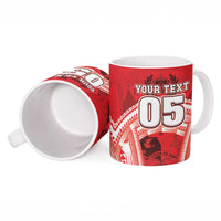 Custom Tonga Rugby Mate Ma'a Ceramic Mug Tongan Pride Unique Style - Polynesian Pride