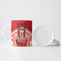 Custom Tonga Rugby Mate Ma'a Ceramic Mug Tongan Pride Unique Style - Polynesian Pride