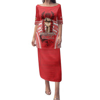 Custom Tonga Rugby Mate Ma'a Family Matching Puletasi and Hawaiian Shirt Tongan Pride Unique Style - Polynesian Pride