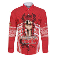 Custom Tonga Rugby Mate Ma'a Family Matching Short Sleeve Bodycon Dress and Hawaiian Shirt Tongan Pride Unique Style - Polynesian Pride