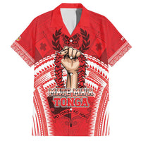 Custom Tonga Rugby Mate Ma'a Family Matching Summer Maxi Dress and Hawaiian Shirt Tongan Pride Unique Style - Polynesian Pride
