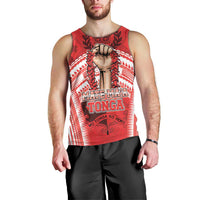 Custom Tonga Rugby Mate Ma'a Men Tank Top Tongan Pride Unique Style - Polynesian Pride