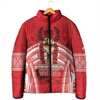 Custom Tonga Rugby Mate Ma'a Padded Jacket Tongan Pride Unique Style - Polynesian Pride