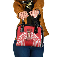 Tonga Rugby Mate Ma'a Shoulder Handbag Tongan Pride Unique Style LT05 One Size Red - Polynesian Pride