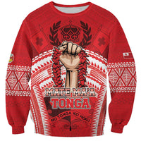 Custom Tonga Rugby Mate Ma'a Sweatshirt Tongan Pride Unique Style - Polynesian Pride